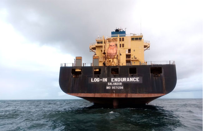Log-In Logística Intermodal investe em novo navio porta-contêineres