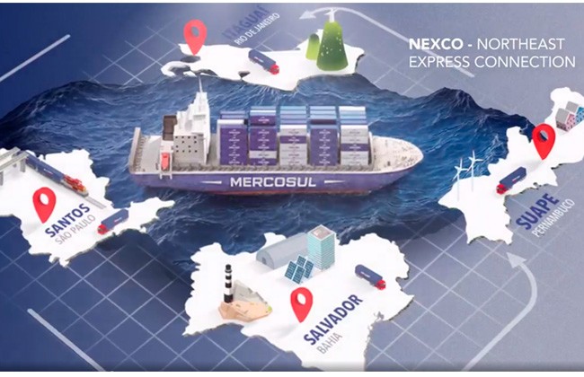 Mercosul Line lança novo serviço de cabotagem